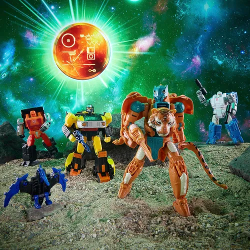 Vista 9 de Transformers Generations War for Cybertron Golden Disk Collection Capítulo 3, Mutant Tigatron, edades de 8 años en adelante, 7 pulgadas