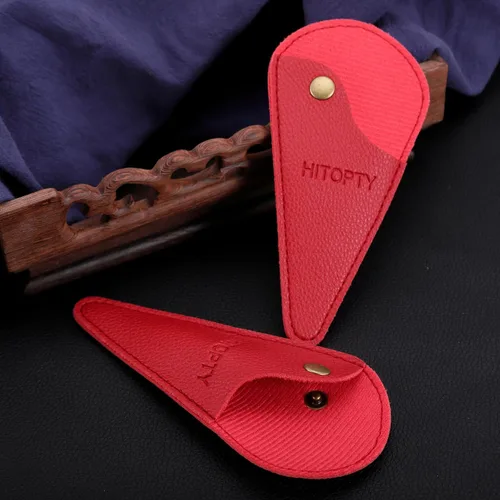 Vista 3 de Juego de 2 fundas protectoras para tijeras pequeñas de 5.3 pulgadas Funda de piel sintética, compacta, ambidiestra, para almacenar tijeras