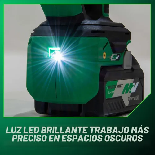 Vista 11 de Metabo HPT Martillo giratorio sin escobillas MultiVolt™ SDS Plus de 36 V con mango en D de 1-1/8 pulgadas, solo cuerpo de herramienta de martillo