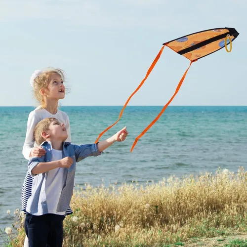 Vista 6 de 3 Pcs Mini Slingshot Kites - Thumb Ejection Kite Beach Toys Gift for Kids Teens Age 4-18 Years Old Easy to Fly Waterproof Stringless Beach Kite