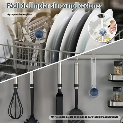 Vista 7 de Juego de Cuchara de Galletas 1 Cucharada, Tamaño #60 Cuchara de Masa de Galletas para Hornear, Cuchara de Helado de 15 ml/0.5 oz, Cuchara