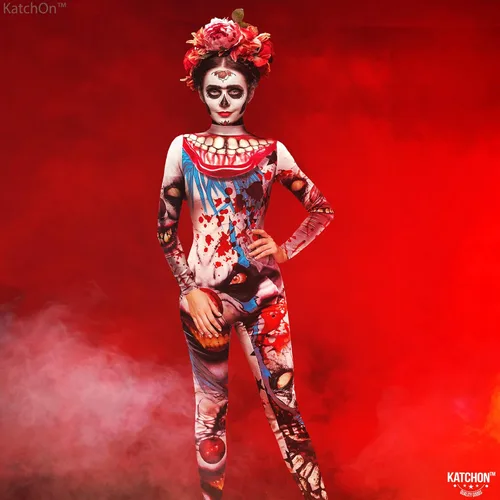 Vista 3 de Scary Halloween Jumpsuits for Women - Halloween Costumes Halloween Party Costume for Halloween Party Halloween Cosplay