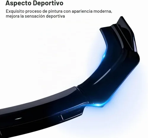 Vista 2 de Alerón divisor de labio de parachoques negro brillante compatible con Chevy Camaro LS LT1 SS Coupe Convertible 1997-2002 2010-2021 Kit de carrocería
