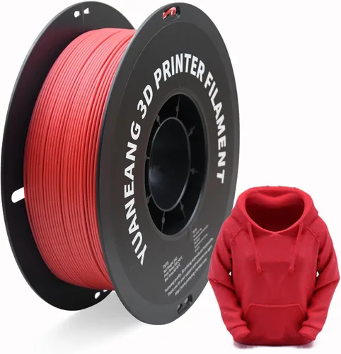 Vista 45 de Filamento PETG para impresora 3D, precisión dimensional +/- 0.001 in, carrete de 2.2 libras, 0.069 in, plateado 2.2 lbs plata