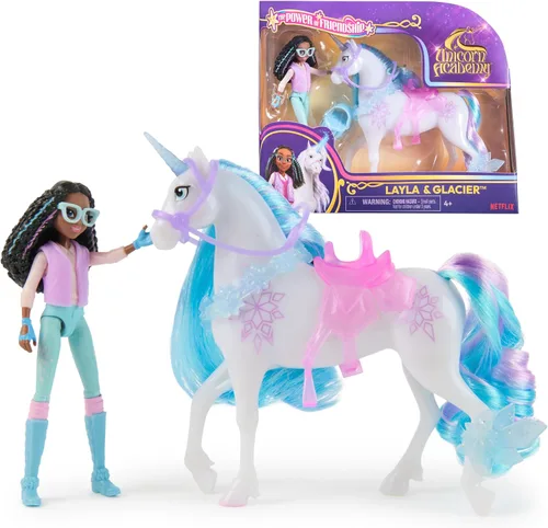 Vista 11 de Unicorn Academy, Set de Poder de Amistad de Ava y Leaf con Silla de Montar y Accesorios, Muñecas y Juguetes de Unicornio, Regalos y Pequeños
