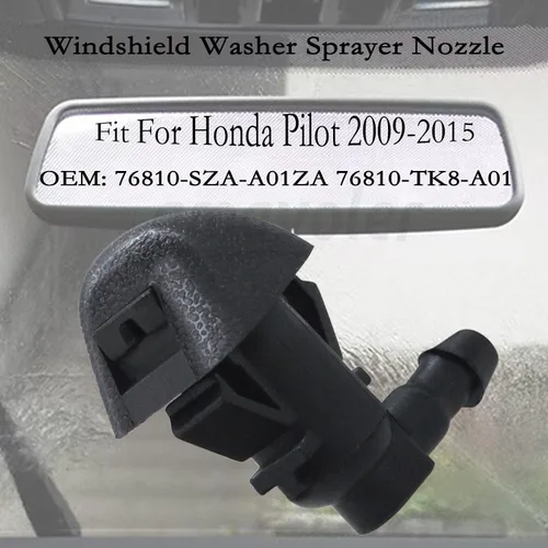 Vista 2 de Kit de pulverización de limpiaparabrisas de repuesto para Honda Pilot 2009-2015. OEM #:76810-SZA-A00ZA, 76810-SZA-A60ZC, 76810-SZA-A60ZF