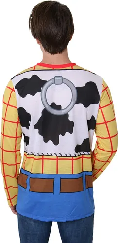 Vista 3 de Disney Toy Story - Camiseta de disfraz con texto en inglés I Am Sheriff Woody