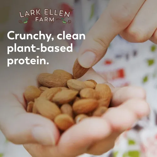 Vista 7 de Lark Ellen Farm Almendras germinadas orgánicas, sin sal – USDA orgánicas, crudas, veganas, sin gluten, sin OMG, aptas para paleo, aperitivo