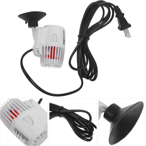 Vista 9 de Happyyami Wave Pump for Aquariums Electric Circulation Fish Tank Accessory US Plug Quiet Energy Efficient Aquarium Wave Maker Suitable for