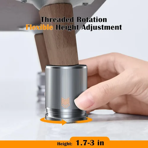 Vista 6 de Elevadores de cama de 3 pulgadas para base ajustable, 4 elevadores de cama de metal resistentes adecuados para cama, sofá, cómoda, mesas, gabinete