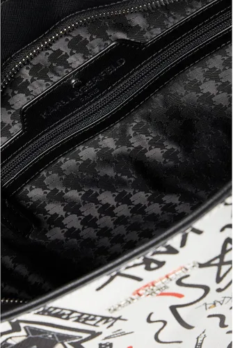 Vista 3 de Karl Lagerfeld Paris Adele Tote Blanco Combo Talla única Blanco White Combo