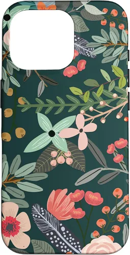 Vista 20 de Cute Colorful Garden Botanical Floral Pattern Case for iPhone 17