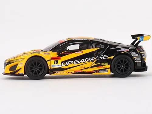 Vista 2 de NSX GT3 EVO22#18 Takashi Kobayashi - Kakunoshin Ohta Team UpGarage Super GT Series (2022) Edición limitada 1/64 Modelo de auto fundido a presión por