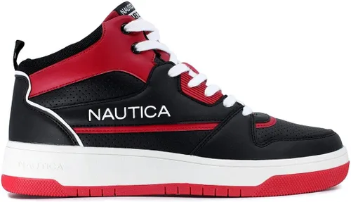 Vista 2 de Nautica Tenis de moda para hombre con cordones estilo baloncesto para caminar