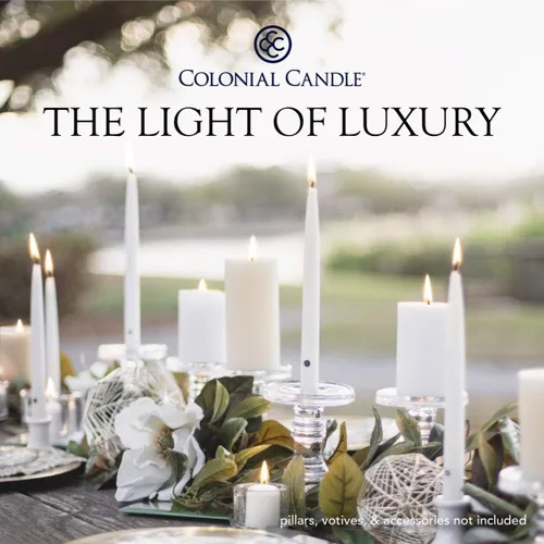 Vista 5 de Colonial Candle Handipt Collection - Vela cónica sin perfume, color blanco, 6 pulgadas, paquete de 12, hasta 4 horas de combustión