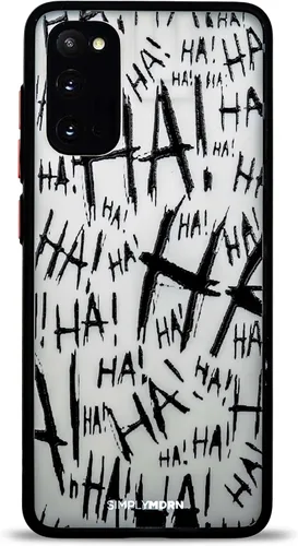 Vista 25 de SIMPLYMDRN Funda delgada para Samsung S23, diseño de Joker Haha, funda genial para hombre, funda de diseñador de villanos de superhéroes, delgada