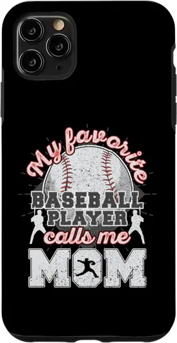 Vista 13 de Baseball Mom My Favorite Baseball Player Calls Me Mom Case for iPhone 17