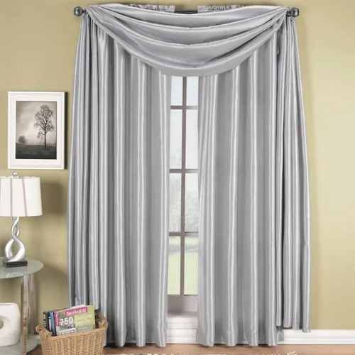Vista 5 de Royal Hotel Bedding Soho - Cenefa con festón negro, patrón sólido de 35 x 30 pulgadas