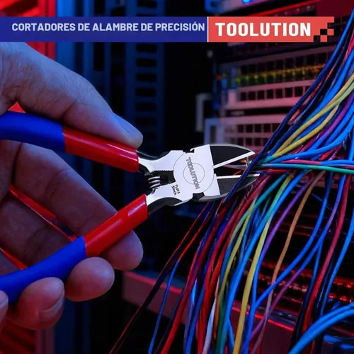 Vista 4 de Juego de alicates para electricista de 2 piezas, pelacables de 7 pulgadas y cortador de 5 pulgadas, herramienta profesional para pelar cables