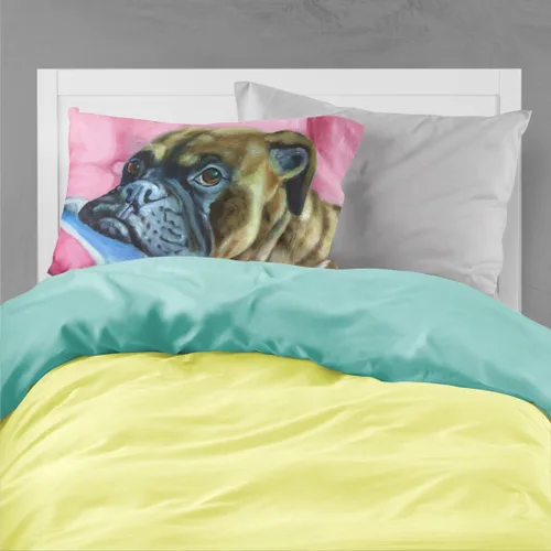 Vista 2 de Caroline's Treasures 7347PILLOWCASE - Funda de almohada decorativa de tela estilo boxer, ligera, súper suave, fácil de cuidar, funda de almohada