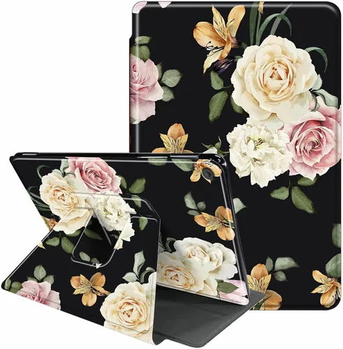 Vista 35 de Funda para Samsung Galaxy Tab A8 de 10.5 pulgadas 2022-360 grados giratoria multiángulo de visión protectora con apagado y encendido automático