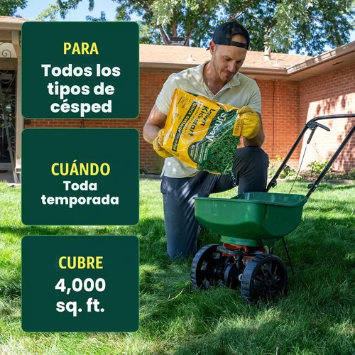 Vista 3 de Sunday Lawn Kickstart + Green Machine - Paquete mixto de fertilizantes granulares para césped, Green-Up rápido + crecimiento sostenido, 25-0-4