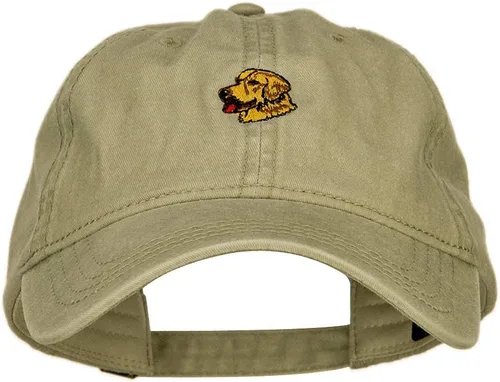 Vista 21 de Gorra lavada bordada Golden Retriever