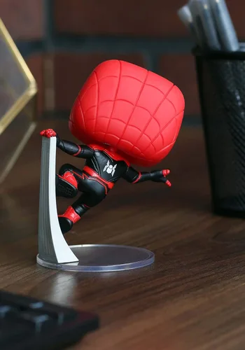 Vista 3 de Funko Pop! Marvel: Spider-Man Far from Home - Traje mejorado de Spider-Man, multicolor, estándar