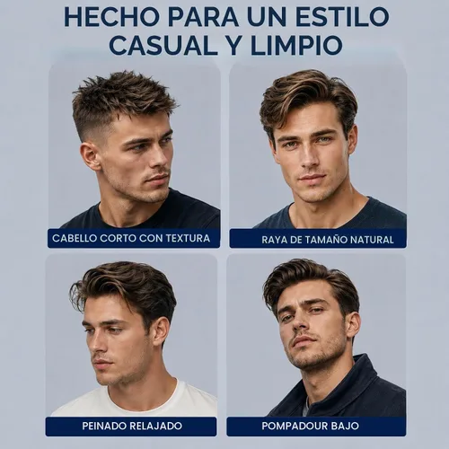 Vista 5 de THEMANCODE Pomada para hombres, fijación media y bajo brillo, 4 onzas