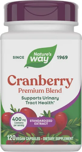 Vista 10 de Nature's Way Mezcla premium de arándano, apoyo para la salud del tracto urinario*, 400 mg por porción, 60 cápsulas