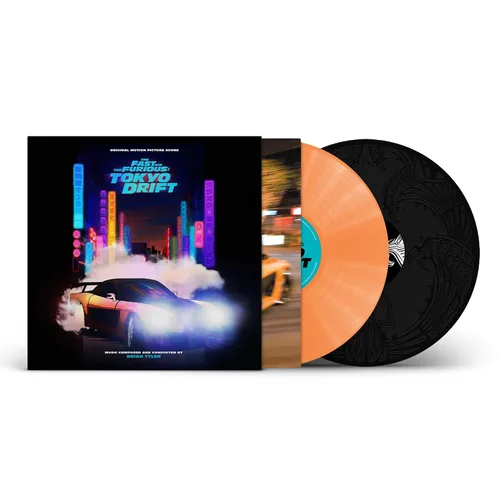 Vista 2 de The Fast And The Furious Tokyo Drift (Original Score)OrangeBlack 2 LP