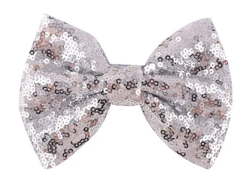 Vista 5 de Love Fairy Fashion Bow Horquilla Lentejuelas Pinza para el pelo Multicolor 0ptional para niños y mujeres (negro)