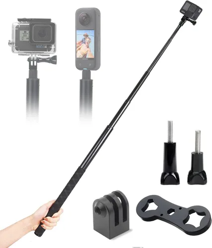 Vista 8 de Palo selfie invisible de 47.2 in para Insta360 X4/X5