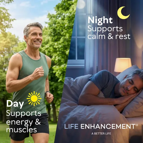 Vista 5 de Life Enhancement Complejo de magnesio ultra triple – 325 mg – con B6, glicinato, malato y citrato – Suplemento de magnesio mejora el sueño