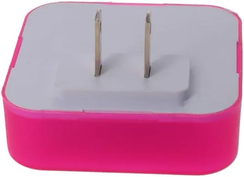 Vista 3 de Othmro ABS L62 × W62 × H40 Luz nocturna enchufable luz cálida LED Navidad bombilla luces de cama con sensor automático de atardecer a amanecer