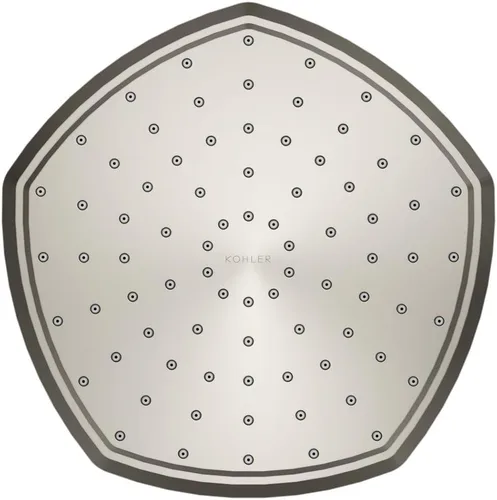 Vista 12 de Kohler 27051-SN Occasion® Cabezal de lluvia de una sola función de 8", 2.5 gpm, níquel pulido Níquel pulido vibrante