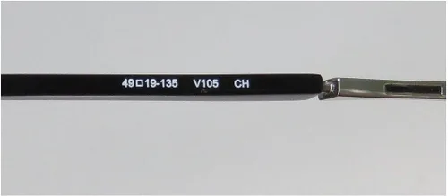 Vista 8 de Vera Wang V105 WomensLadies Designer Half-rim Half-rimless Sophisticated Hip EyeglassesEye Glasses