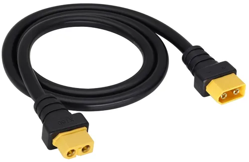 Vista 9 de Cable de extensión XT60 de 14 awg, XT60 macho a XT60 hembra, adaptador convertidor de extensión para RC FPV coche, avión, dron, batería Li-Po 1ft