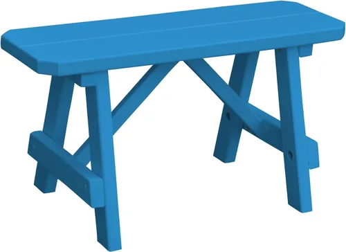 Vista 89 de Furniture Barn USA Pine - Banco tradicional de 2 pies, color negro