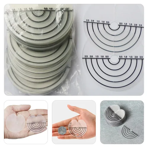 Vista 9 de Cabilock Protectores de protección térmica para extensiones de cabello, 50 unidades, almohadillas de extensión de cabello, protector de cuero