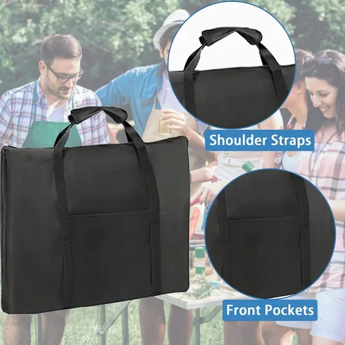 Vista 2 de Bolsa de transporte para parrilla Camp Chef SG30, SG14, FG20, MSG20, 600D impermeable a prueba de polvo, accesorios de parrilla bolsa
