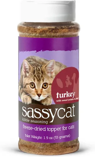 Vista 10 de Herbsmith Sassy Cat Kibble Seasoning - Caldo de huesos liofilizado - Decoración de comida para gatos para comedores quisquillosos - Caldo de hueso