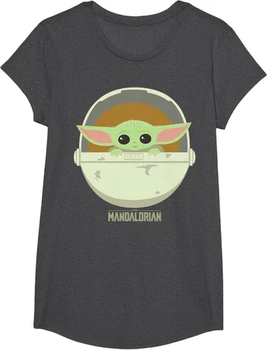 Vista 35 de Star Wars The Mandalorian The Child Bassinet - Camiseta con retrato Negro