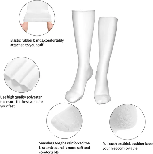 Vista 5 de tianls Dog Cute Dogs Maltese Florals Compression Socks Women Best & Men - for Running Sports Hiking Flight Travel Pregnancy