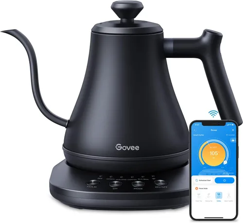 Vista 6 de Govee Paquete de termómetro de carne Bluetooth con hervidor eléctrico inteligente Govee