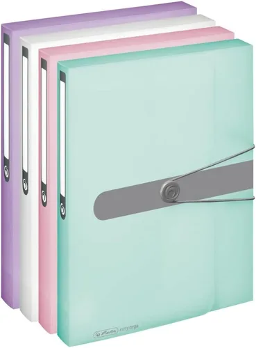 Vista 4 de Herlitz Easy Orga to Go Archive Box Polipropileno A4 Pastel Transparente