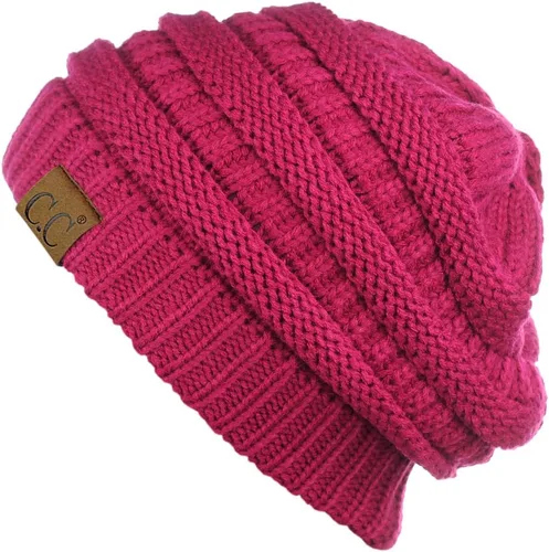 Vista 317 de C.C Trendy Warm Chunky Soft Stretch Cable Knit Beanie