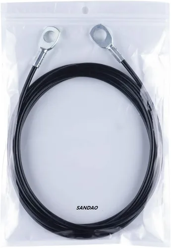 Vista 6 de Cable de Polea de Fitness, Accesorios de Reemplazo para Máquina de Cable, Accesorios de Polea de Cable para Gimnasio - Cuerda de Acero Resistente