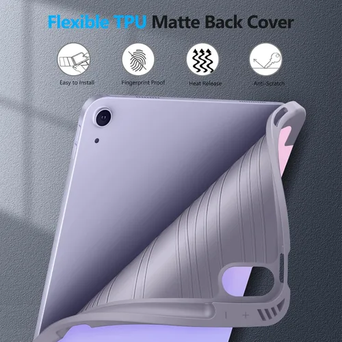 Vista 5 de Fintie - Funda SlimShell para iPad Air de 11 pulgadas M3 (2025) / M2 (2024), iPad Air de 5ª generación (2022) / 4ª generación (2020) de 10.9