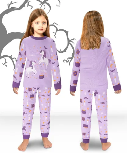 Vista 6 de Pijamas de Navidad para niños y niñas de 18 meses-12 años, ropa de dormir 100% algodón